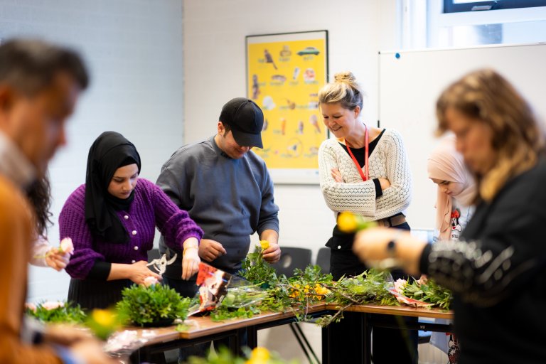 Curio talent bloemstuk