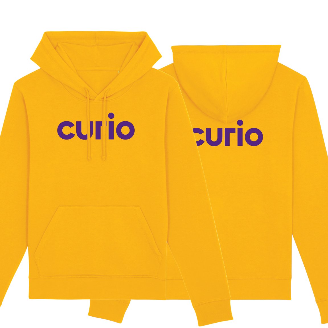 Curio hoodie geel