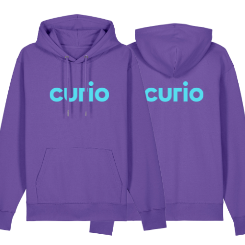 Curio hoodie paars