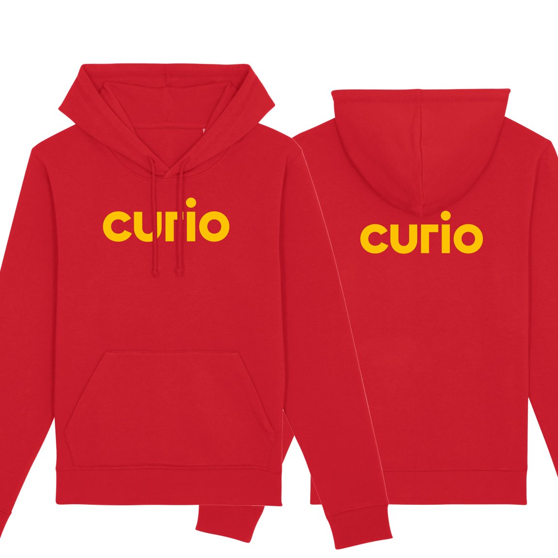 Curio hoodie rood