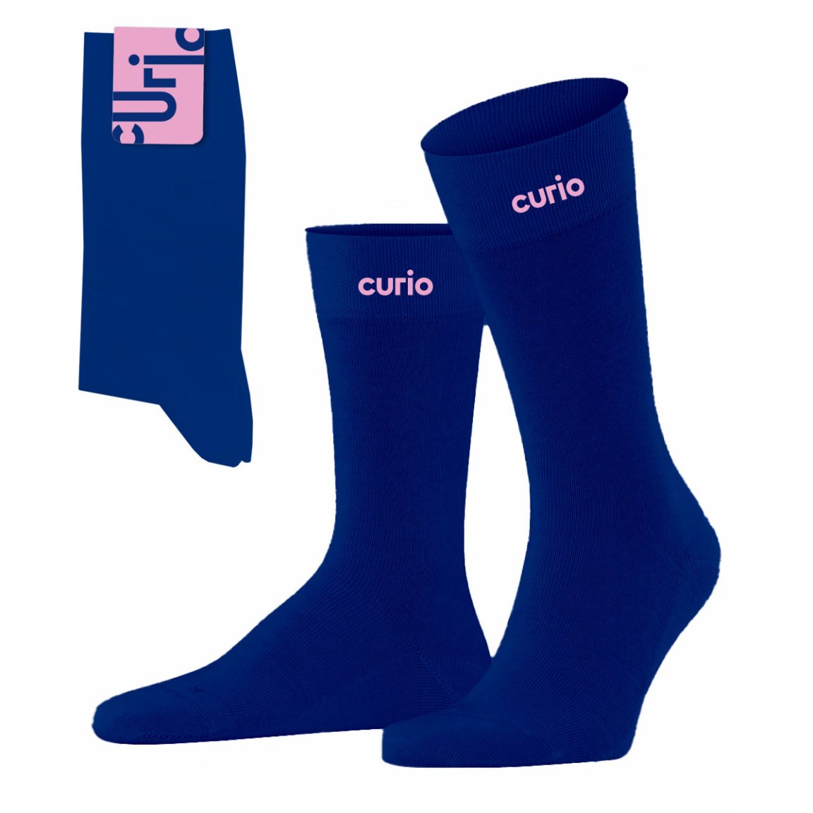 Curio sokken blauw