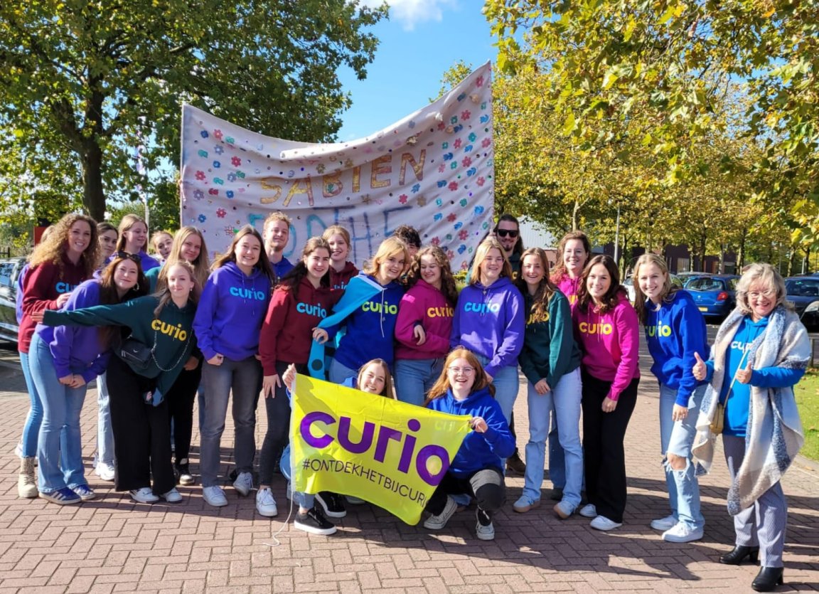 Curio docent Sabien jansen leraar van het jaar