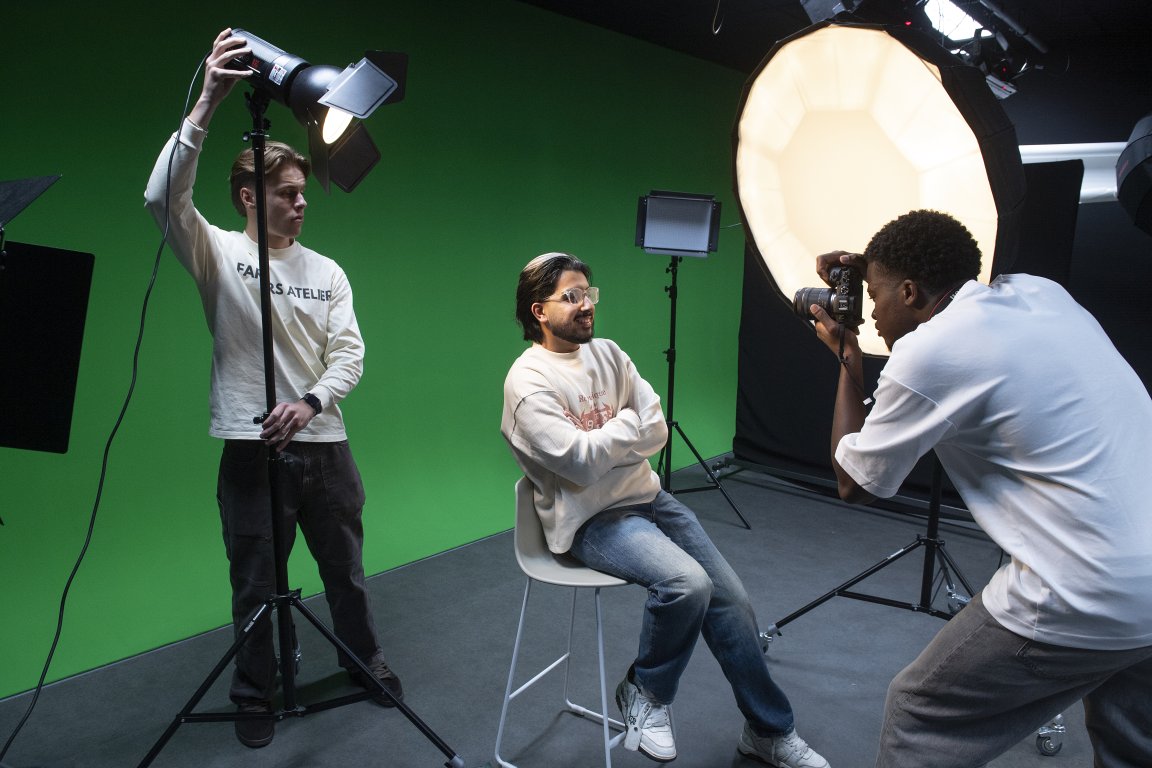 Studenten aan de slag met content