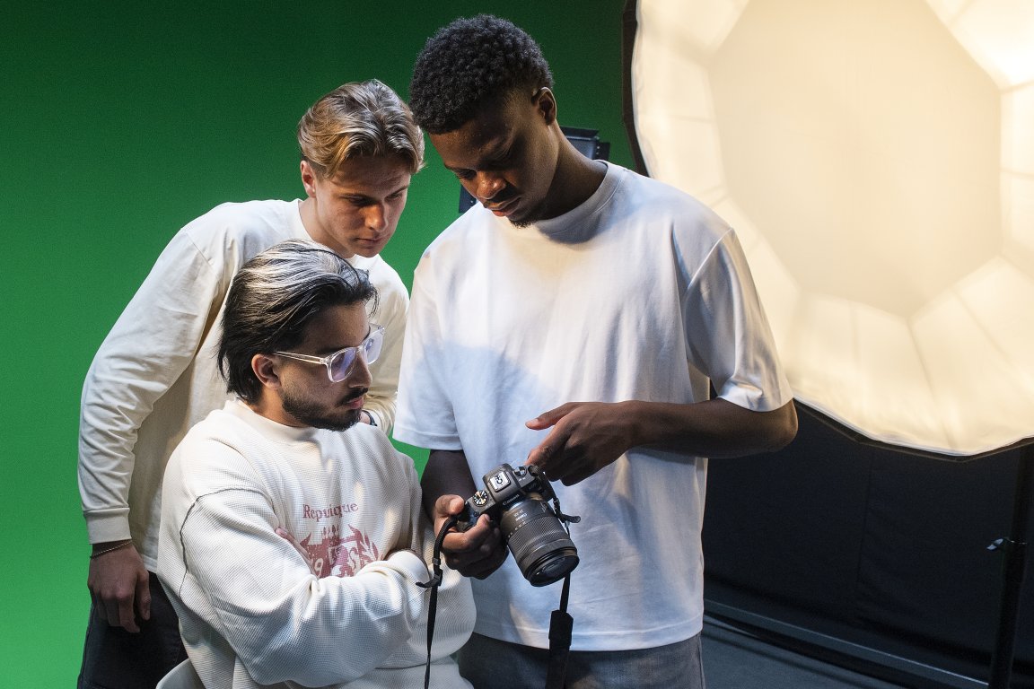 Studenten aan de slag met content